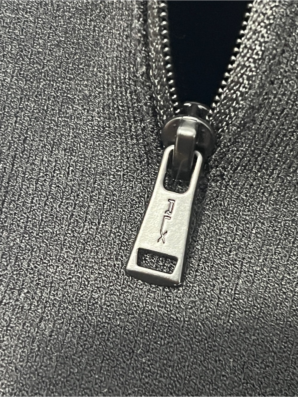 RLX Ralph Lauren Fit And Flare Quarter Zip Polo Dress Black White Trim Tennis - Picture 7 of 12